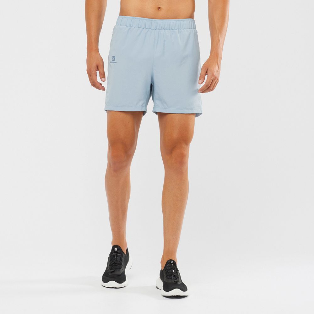 Salomon Singapore Mens Shorts - AGILE 5 Ashley Blue | 34571-XDPO